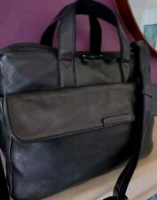 MARC JACOBS LARGE BLACK LEATHER  LAPTOP MESSENGER CROSSBODY BAG RARE.?.....