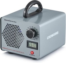 High Capacity Ozone Generator 25000 mg/h, Timer, Air Purifier for Large Rooms