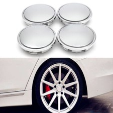 4pcs Blank Chrome Hub Caps