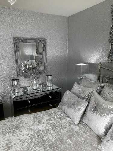 Chunky silver glitter - silver,