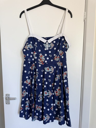 Hell bunny blue nautical style - hell,