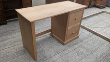 Solid light wood desk 2 deep