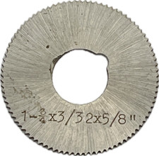 HSS Slitting Saw 1 3/4" x