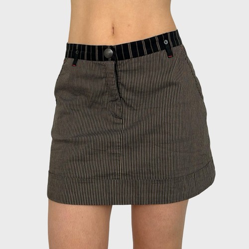 Cop copine striped mini skirt - cop,