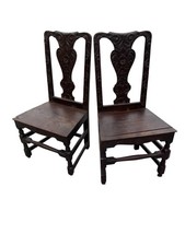 Antique Pair 17th Century Dark