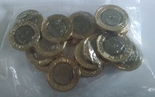 King Charles 1 pound coins 2025 sealed bag uncirculated 20 coins