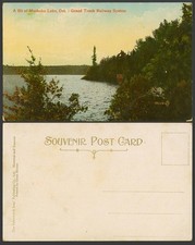Canada Old Postcard A bit of Muskoka Lane Ont Ontario Grand Trunk Railway System