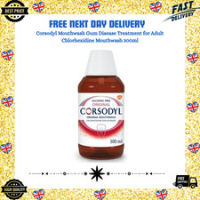 Corsodyl Mouthwash Gum Disease Treatment for Adult Chlorhexidine Mouthwash 300ml