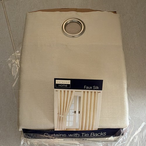 Home faux silk eyelet - home, curtains