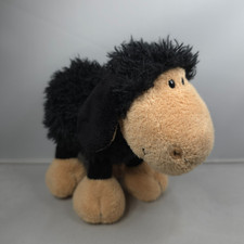 NICI Germany - Jolly Mah - Plush Soft Toy 8" Stuffed Black Standing Lamb Sheep