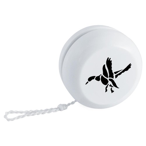 Flying duck silhouette retro - 'flying,