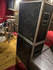 Electro voice EV Speaker Cabs. 3 Way 15” 8” Plus Horn. USA 80s X 2