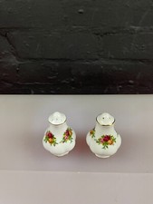 Royal Albert Old Country Roses Salt and Pepper Pots Cruet 9 and 5 Holes 11 Sets