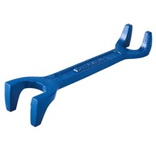 Basin Bath Sink Spanner Plumbers Tap Pipe Wrench 15mm & 22mm Heavy Duty Steel