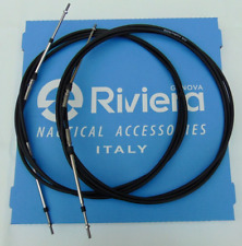 2@ 14ft Outboard Remote Throttle Gear Control Cable C2 Yamaha Suzuki C33 RIVIERA