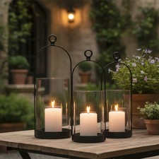 Table Metal Candlestick 3Pcs