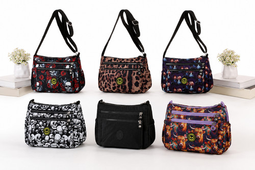 Women multi pocket crossbody - pocket,