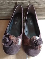 JANE SHILTON SIZE. 5 BROWN SUEDE COURT SHOES. H26102625B279A