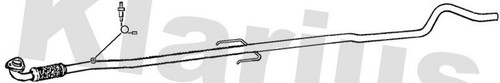 Klarius gm561c centre exhaust - centre,