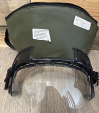 GENTEX Pilot Aircrew Flying Helmet Visor Night Vision Helmet RAF Type With Bag