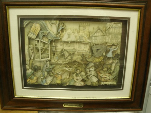 Vintage anton pieck framed - anton,
