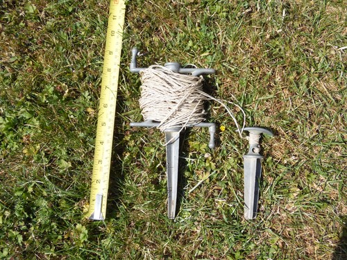 Small aluminium garden - aluminium, line