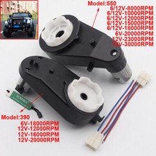 Hot 8000-30000 RPM 6V/12V Electric Motor Gear Box For Kids Ride On Bike Car Toy