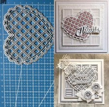 Lace Heart Frame Metal Cutting