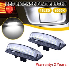 2X LED License Plate Light