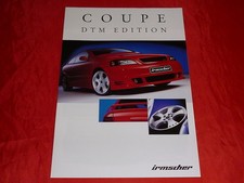 Opel Irmscher Astra G Coupe "DTM Edition" Special Model Brochure Brochure 2001