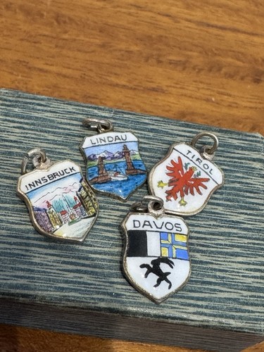 Vintage travel shield souvenir - travel,