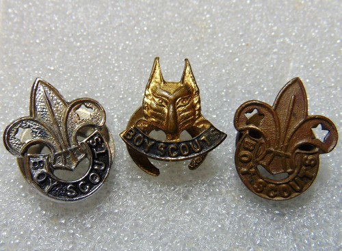Vintage boy scouts badges - vintage,