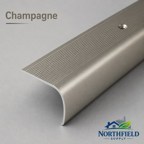 Aluminium stair nosing - aluminium,
