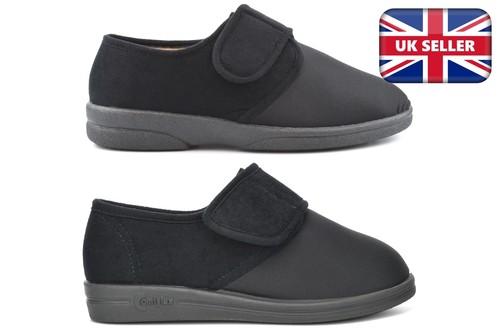 Mens wide fit slippers womens - mens,