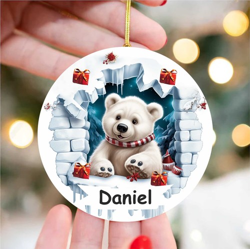Personalised polar bear - personalised,