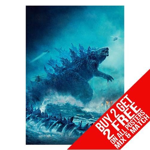 Godzilla bb2 poster art - godzilla,