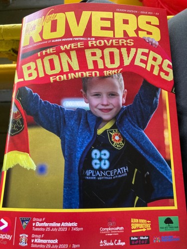 Albion rovers v - 23/24,