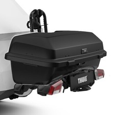 Thule EasyFold 3 & Santu, 2 Bike Carrier Platform Rack & Hard Shell Cargo Box