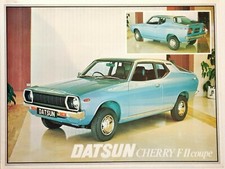Datsun Cherry F-II Coupe Brochure leaflet 1977