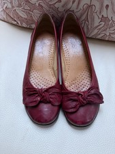 Red Gabor Shoes Size 6.5 Uk
