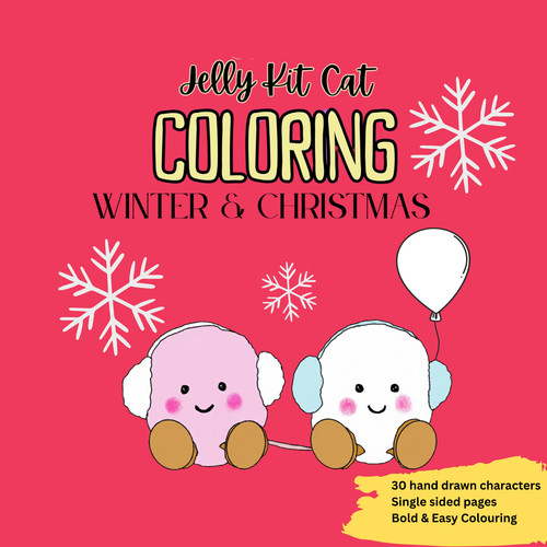 Jellycat colouring winter - -,