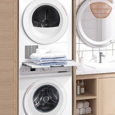 Single Layer Washing Machine Tumble Dryer Stacker Stacking Kit Pull-out Shelf 