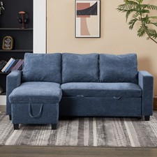 L-Shaped Corner Sofa Bed with