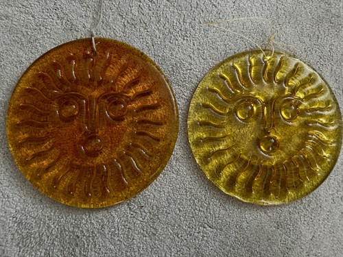 Whitefriars glass sunspot - glass,
