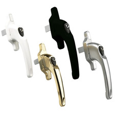 Cadenza Aluminium Window Handle Tongue spade Driven Various Colours Right / Left