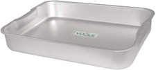 Vogue K425 Aluminium Roasting Dish 470X355X75mm Baking Oven Tray Roaster, Silver