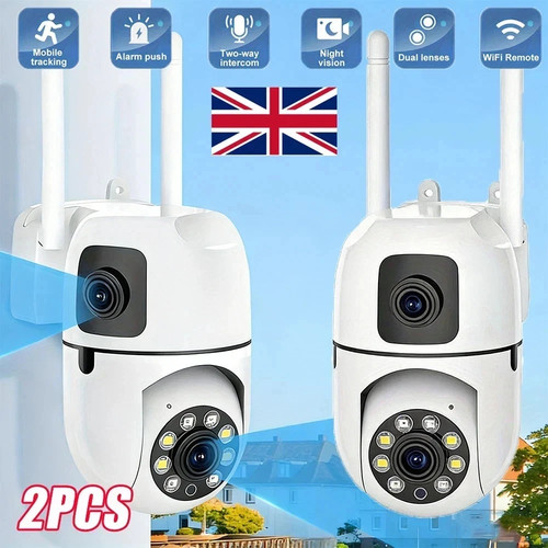 2pcs wifi security camera - 2k,