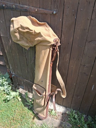 Vintage canvas golf carry bag - canvas,