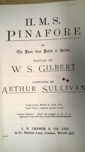 Gilbert arthur sullivan - w,
