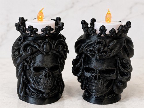Gothic king queen - &, skull
